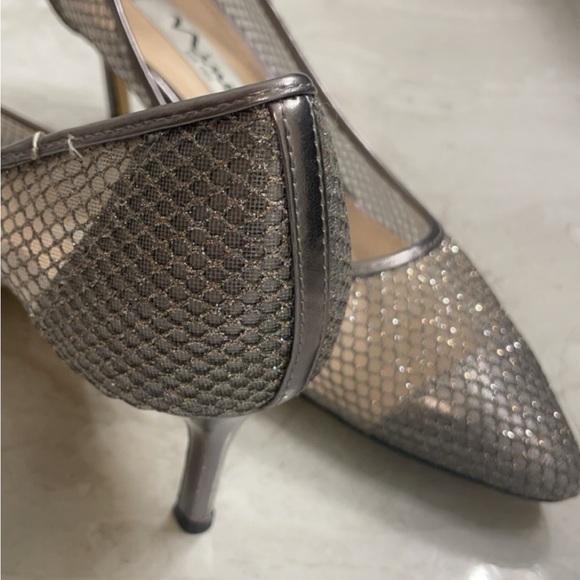 Nina silver sparkly shoes - Picture 2 of 5